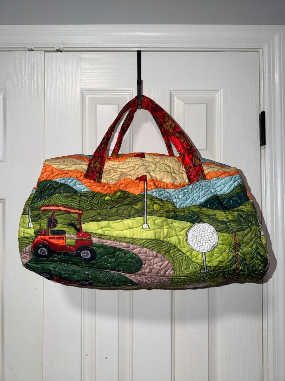 Golf Weekender Bag purse tote big cart party travel sport holiday gifts duffle